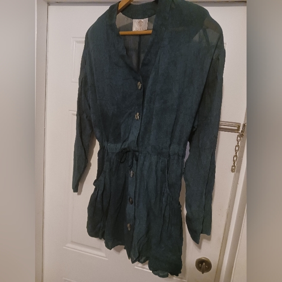 MZM Sport Light Weight Rayon Blouse Small👚Women,Adjustable Waist.🛍 - Picture 10 of 10